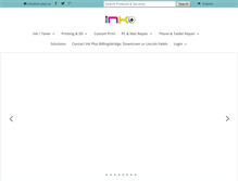 Tablet Screenshot of ink-plus.ca